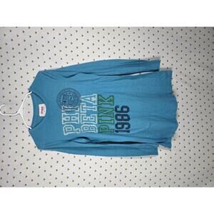 Victorias Secret PINK PHI BETA Vintage Y2k Nightgown Sleep Dress Large PJ 1986